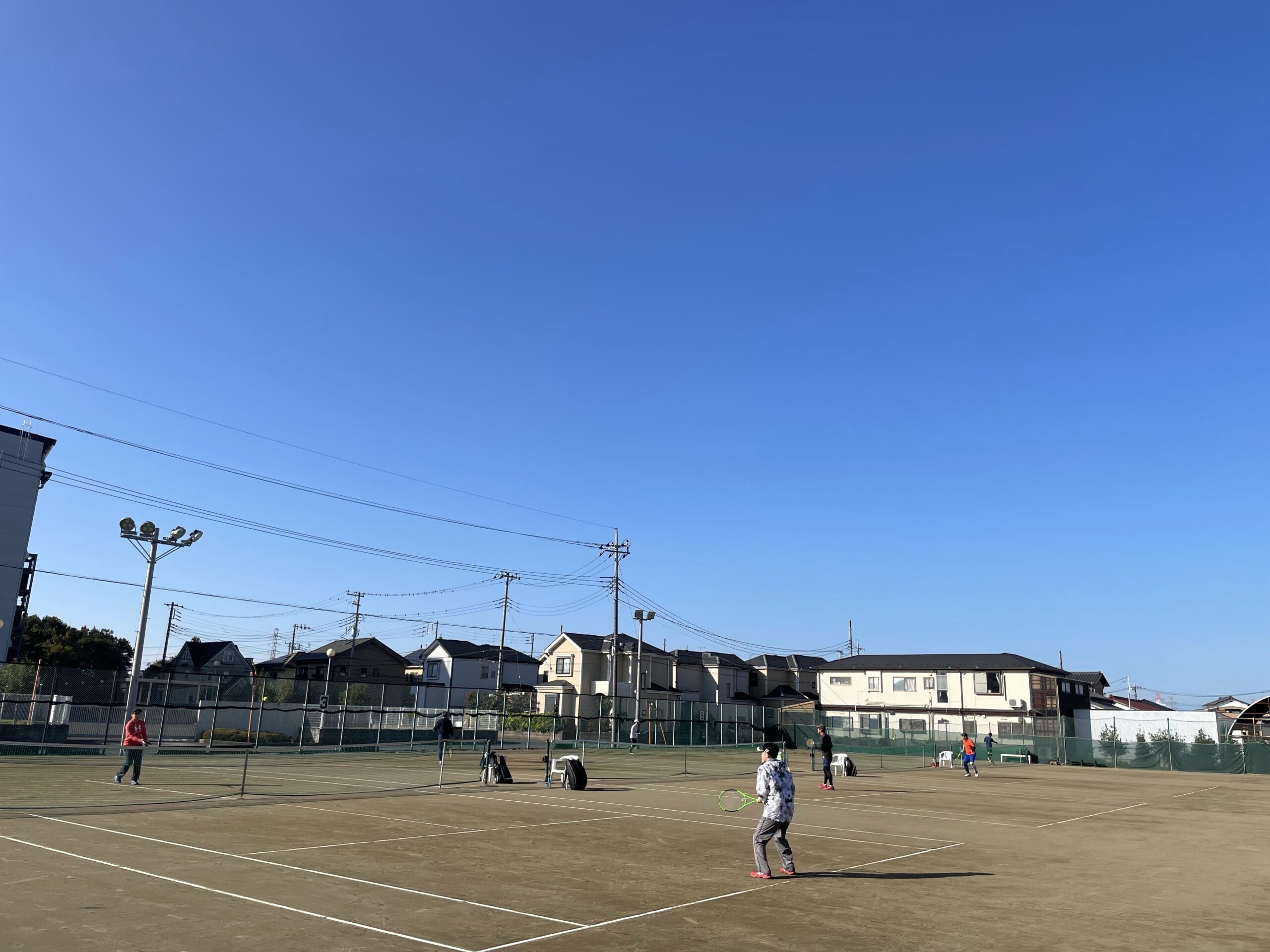 1月3日の親睦会、男子シングルス大会